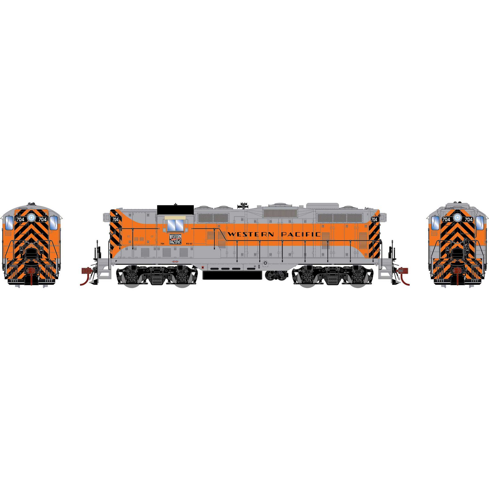 Western Pacific GP7 #704