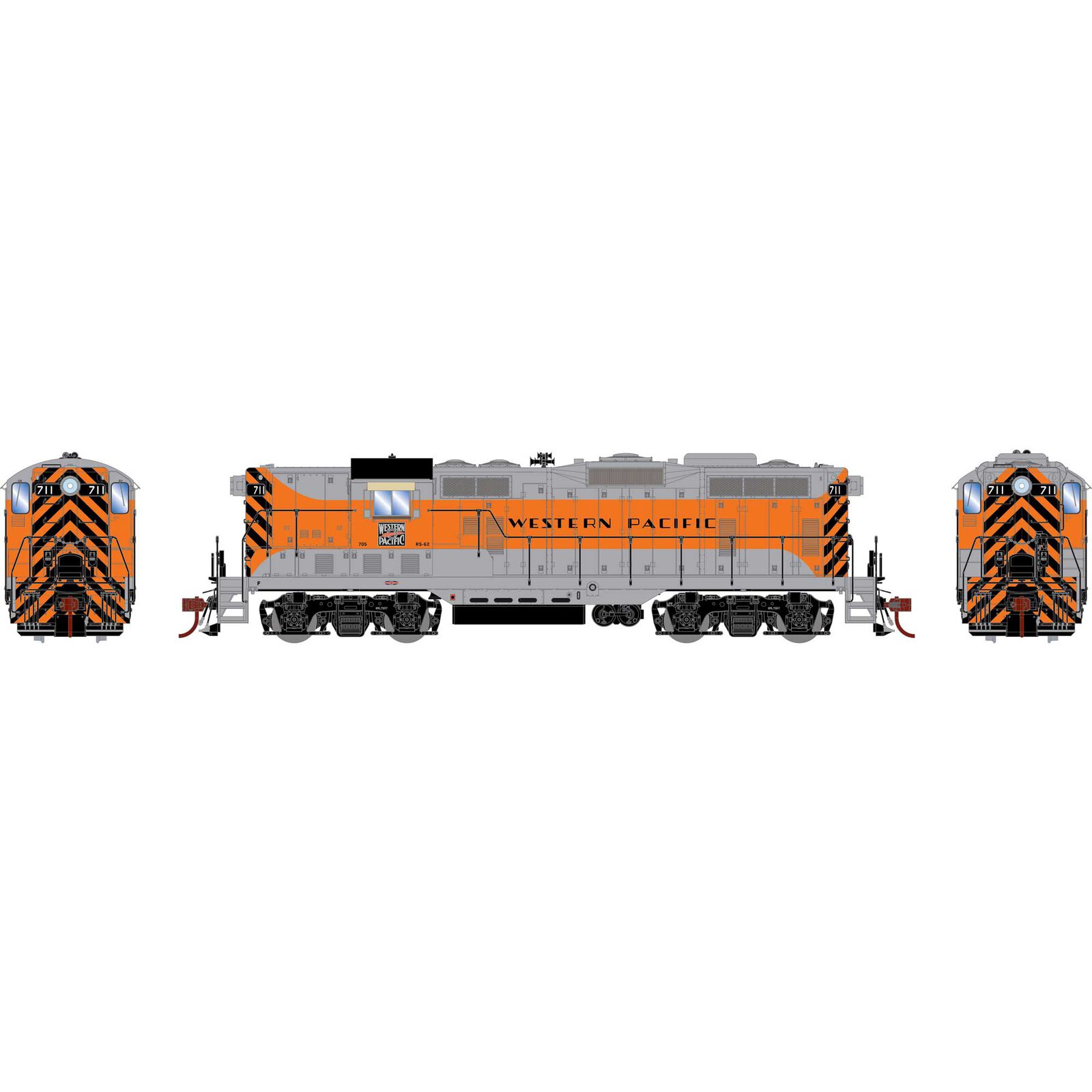 Western Pacific GP7 #711