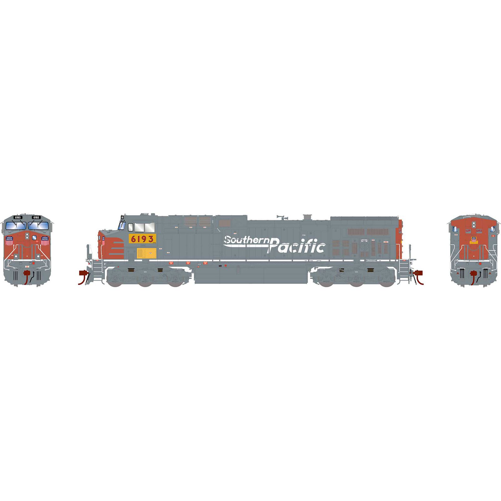 Union Pacific AC4400CW #6193 (Ex-Southern Pacific #138)