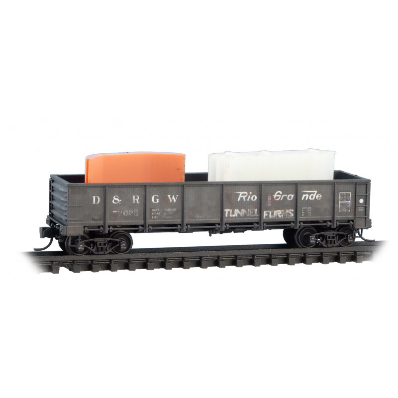 Denver & Rio Grande Western Weathered 3-Pack With Tunnel Forms Load