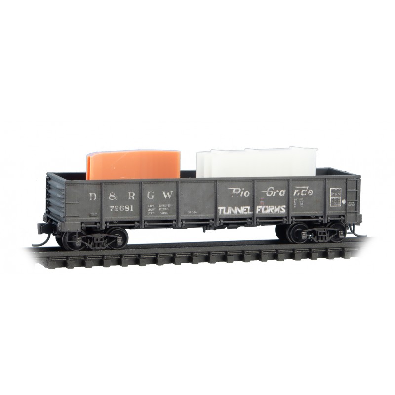 Denver & Rio Grande Western Weathered 3-Pack With Tunnel Forms Load