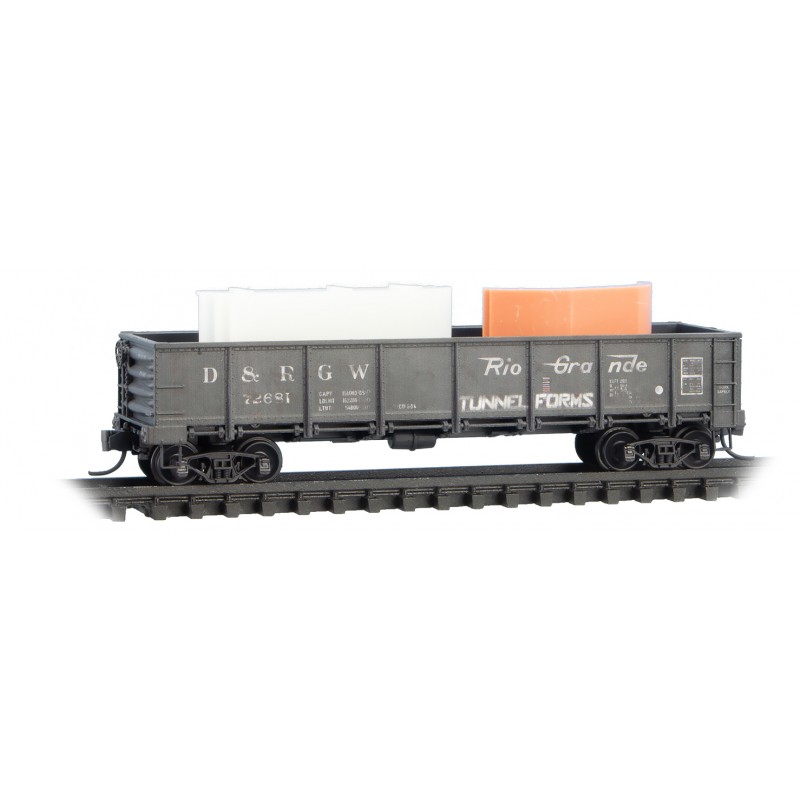Denver & Rio Grande Western Weathered 3-Pack With Tunnel Forms Load