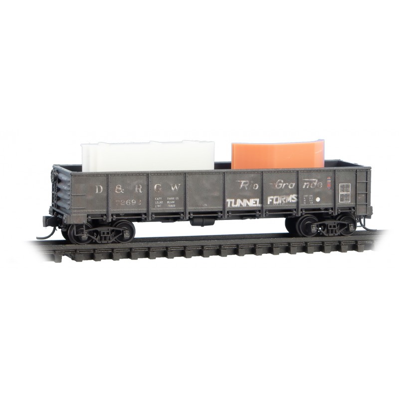 Denver & Rio Grande Western Weathered 3-Pack With Tunnel Forms Load