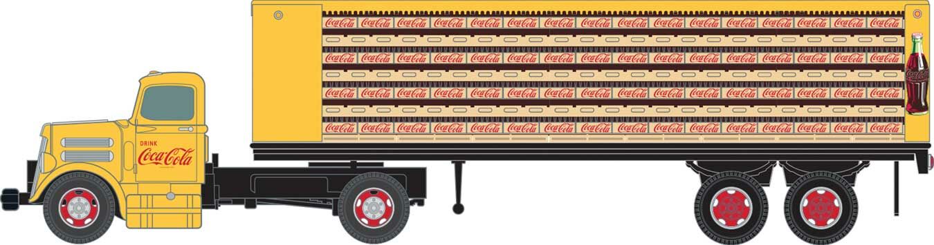 White WC22 tractor / bottle trailer set - Coca-Cola®