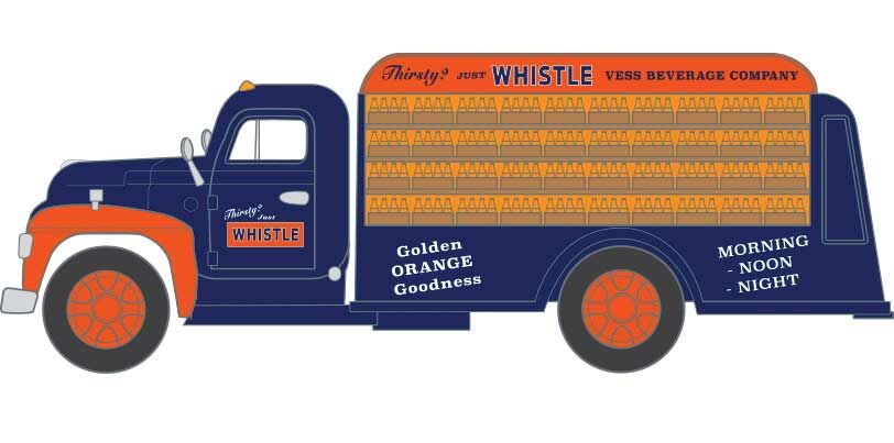 1955 beverage truck - Whistle (Vess Beverage Company)