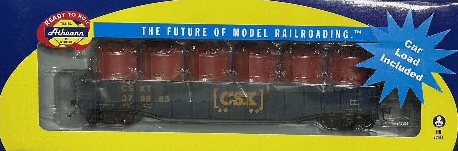 CSX 50' Gondola #379883 With 6-Cannister Load