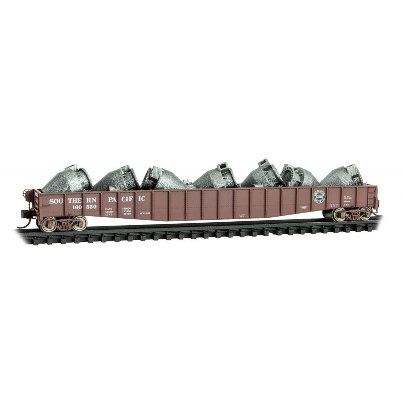 Southern Pacific 65' 70-Ton Gondola #160550 With Load