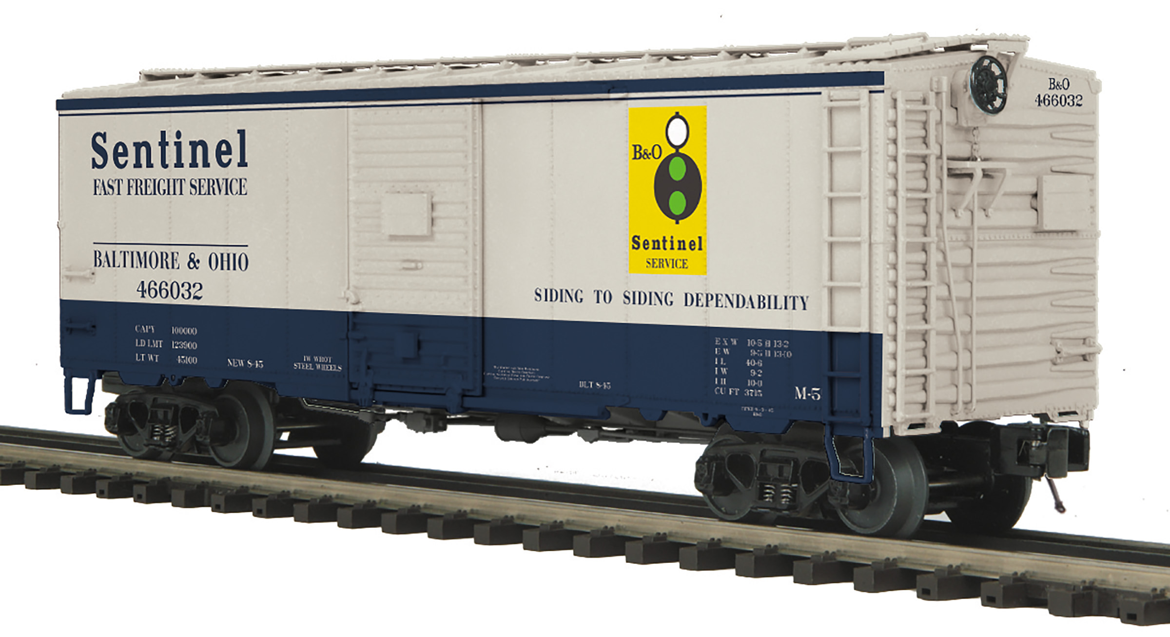 Baltimore & Ohio Sentinel 40' AAR boxcar