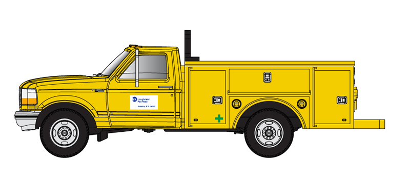 Ford® pickup truck set F-250 & F-350 Long Island RR