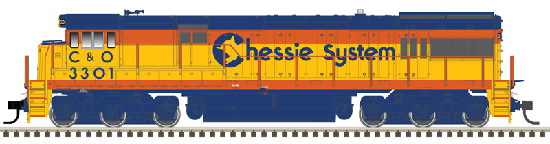 Chessie System U30C Locomotive #3300 With ESU Loksound