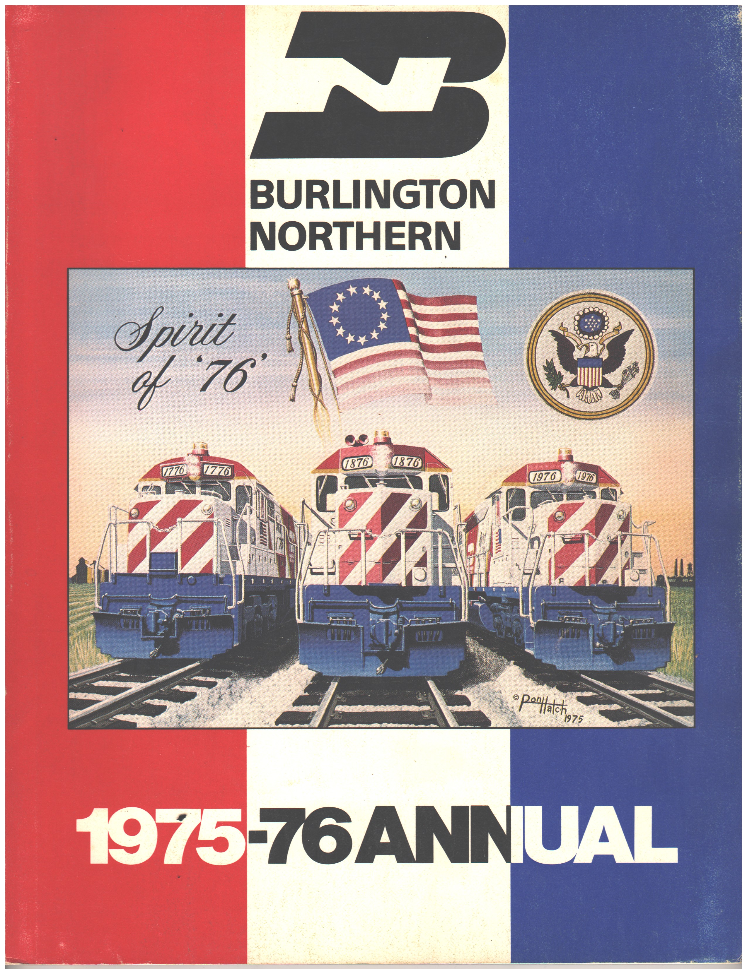 Burlington Northern 1975-76 Annual
