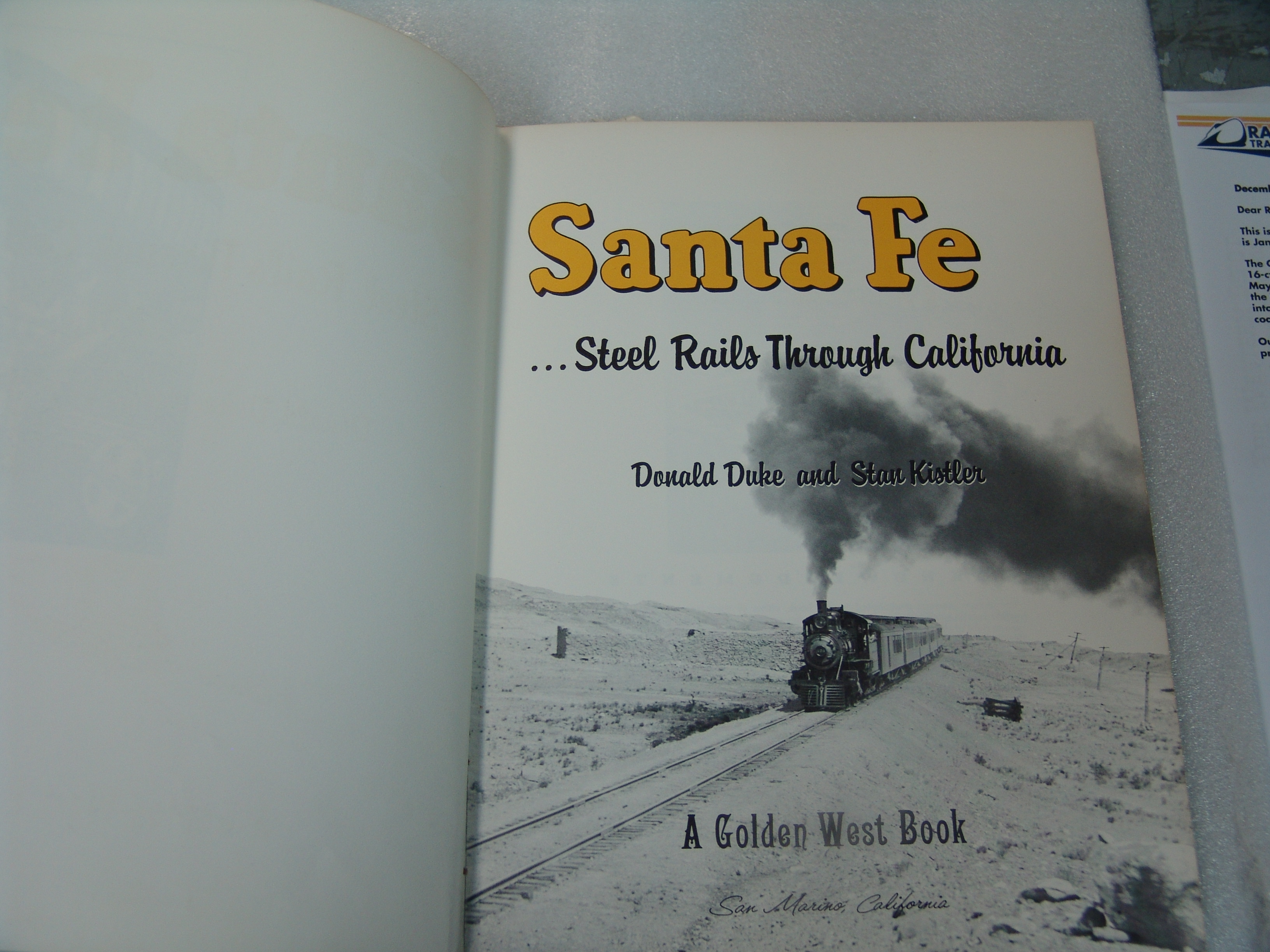 Santa Fe ...Steel Rails Through California