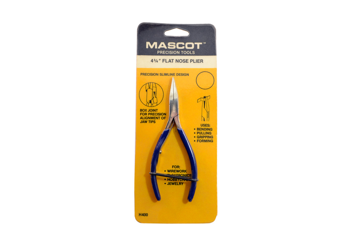 4.75" Box Joint Flat Nose Hobby Pliers