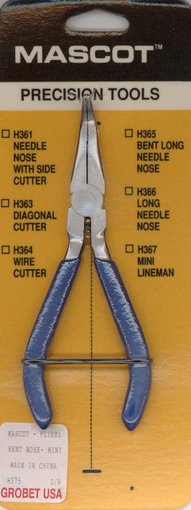 Mini Bent Nose Pliers