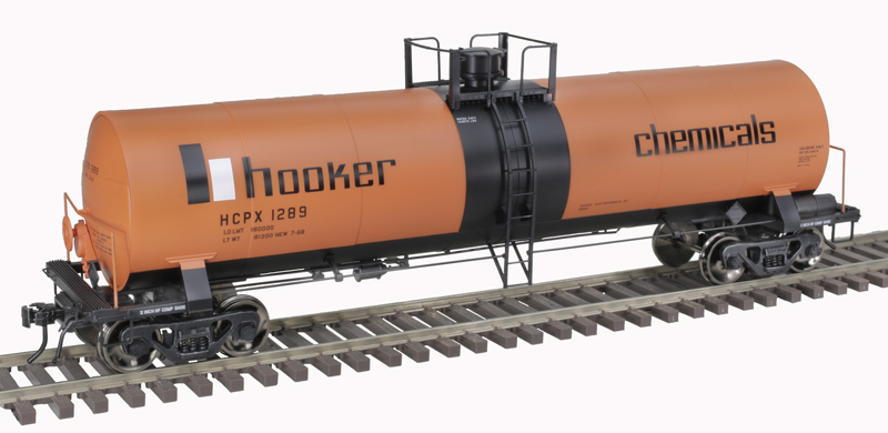 Hooker Chemicals 17,360 gallon chlorine tank car #1289
