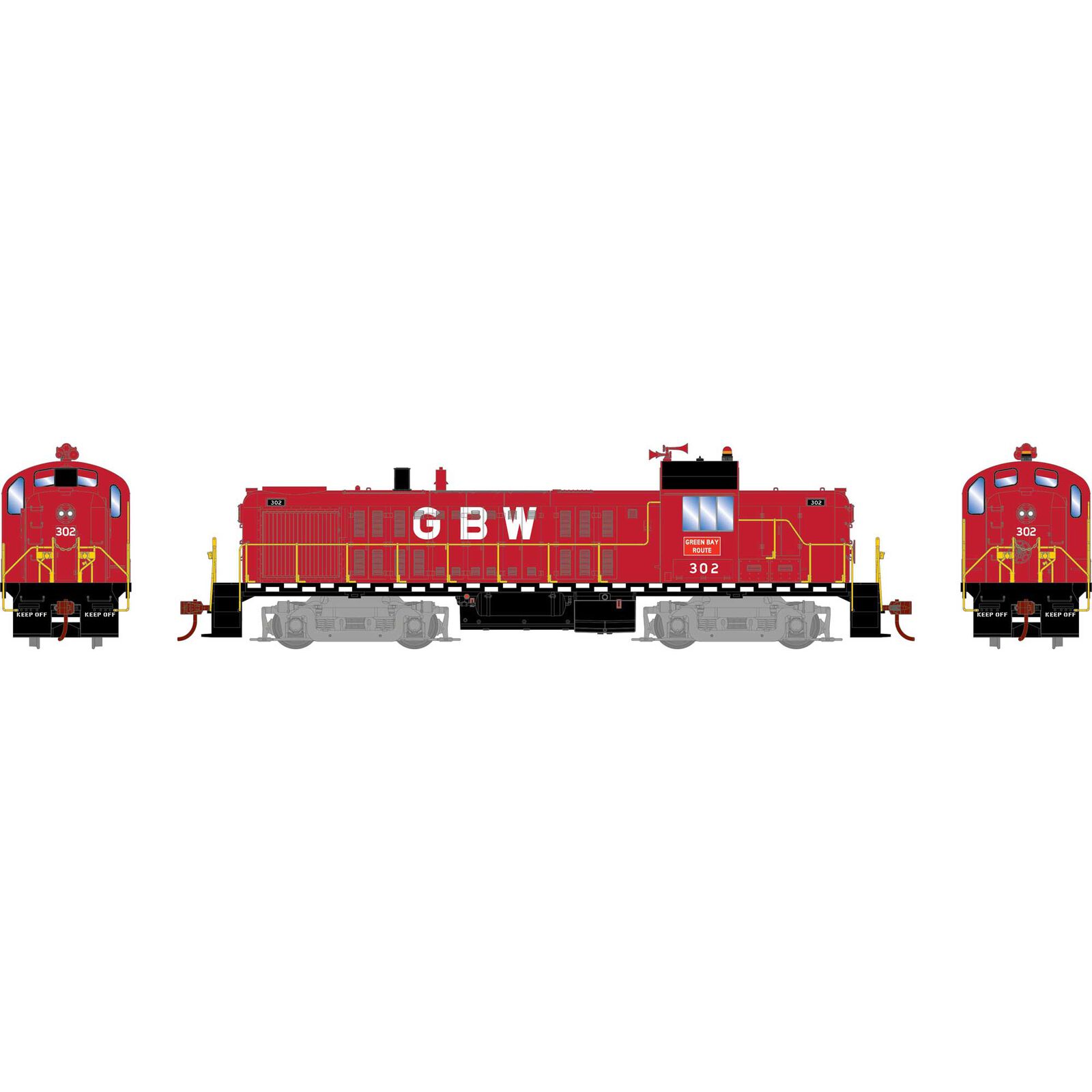 Green Bay & Western RS-3 #305