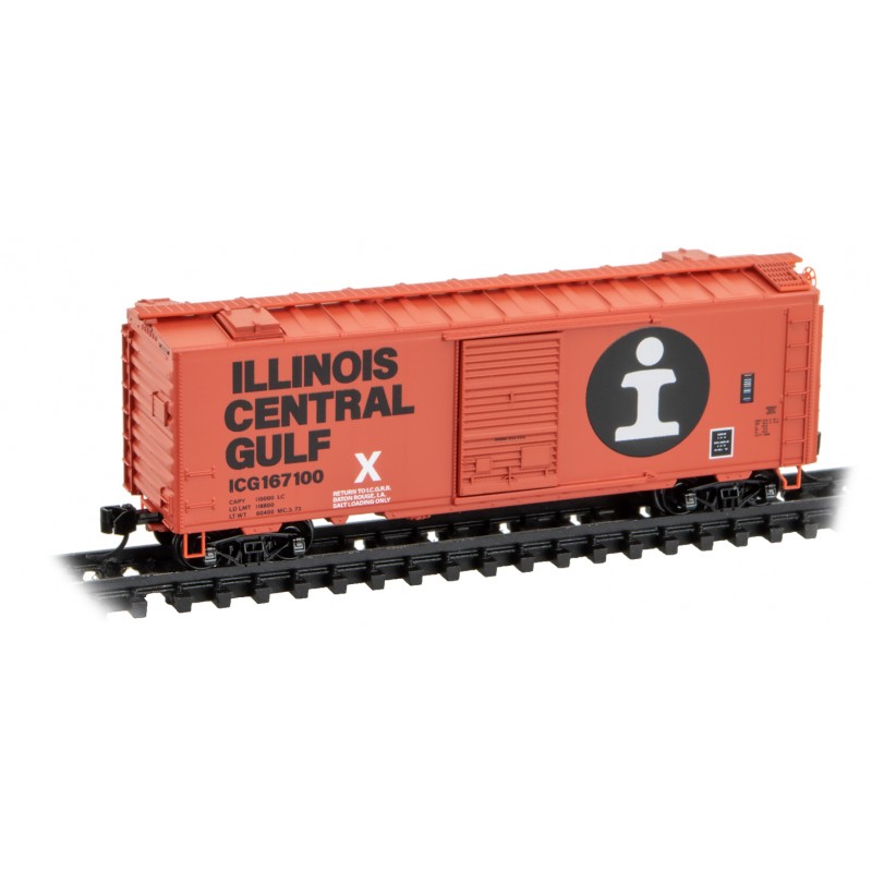 Illinois Central Gulf 40' Standard Box Car Single Door #167100