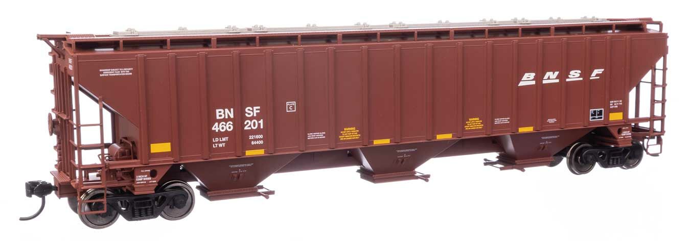 BNSF Trinity 4750 3-bay covered hopper #466201