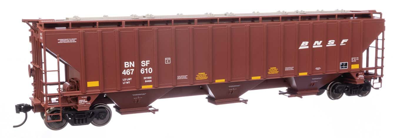 BNSF Trinity 4750 3-bay covered hopper #467610
