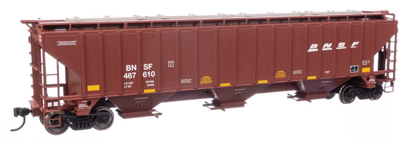 BNSF Trinity 4750 3-bay covered hopper #467610