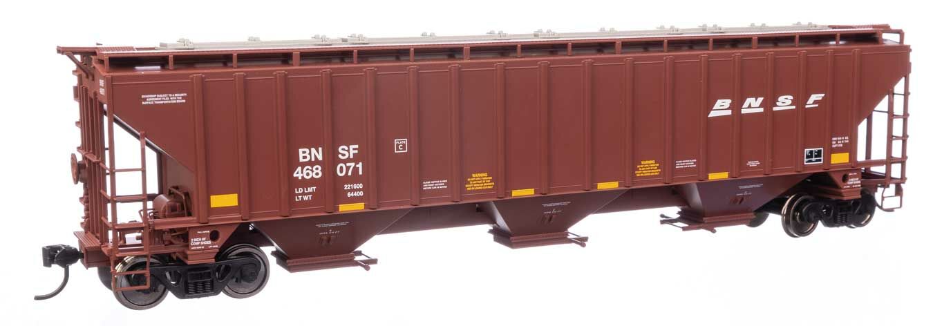 BNSF Trinity 4750 3-bay covered hopper #468071