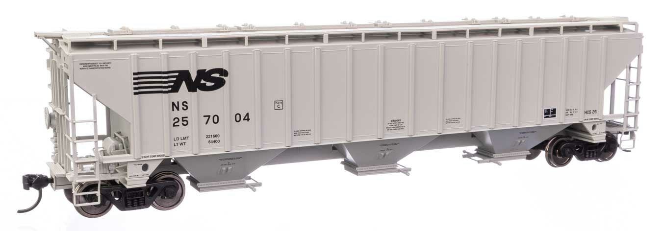 Norfolk Southern Trinity 4750 3-bay covered hopper #257004