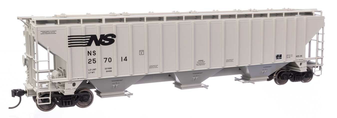 Norfolk Southern Trinity 4750 3-bay covered hopper #257014