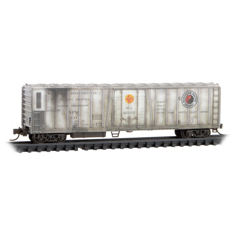 Northern Pacific Weathered 51' Rib Side Mechanical Reefer #531