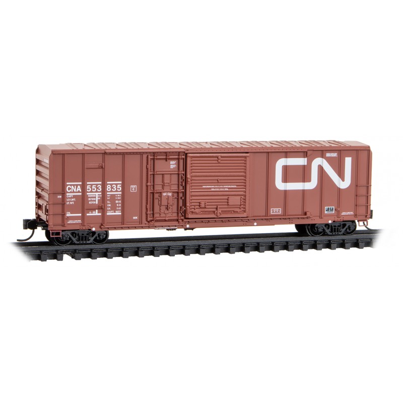 Canadian National 50' Rib Side Box Car Plug & Sliding Door #553835