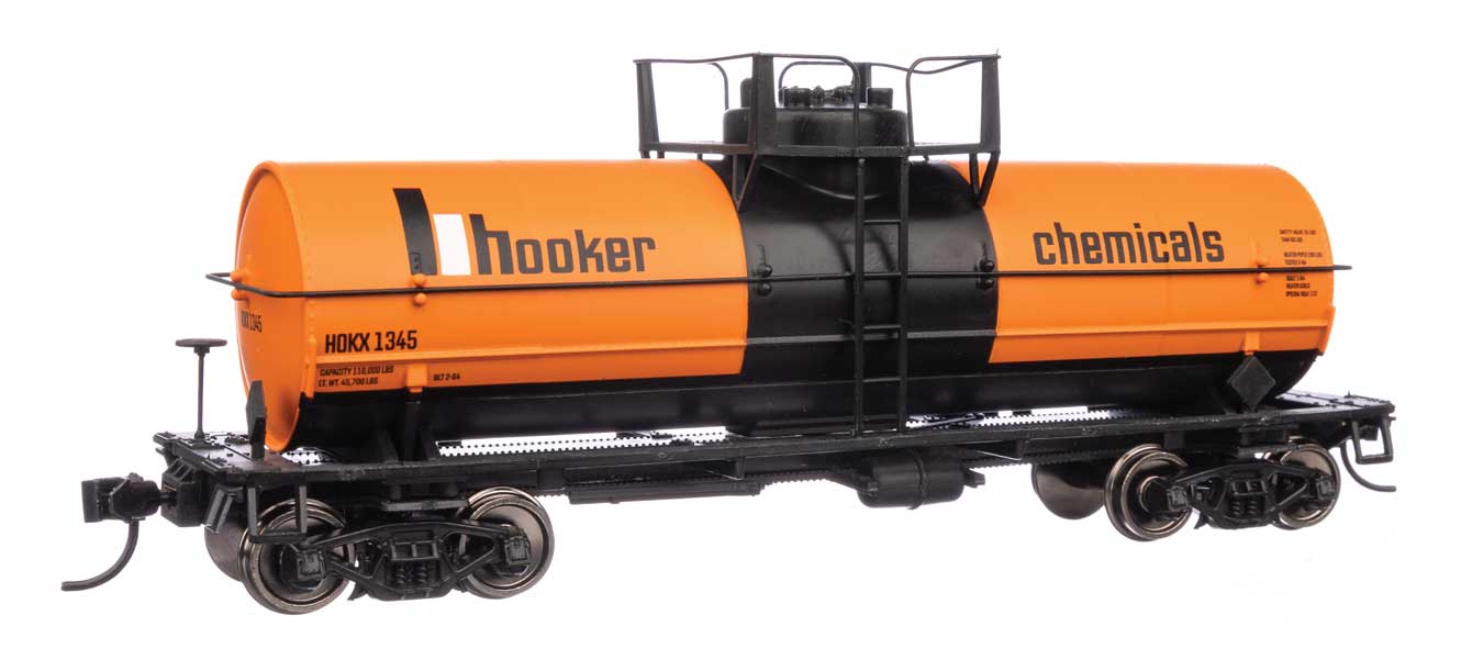 Hooker Chemicals 36' Chemical Tank Car With Large Dome #1345