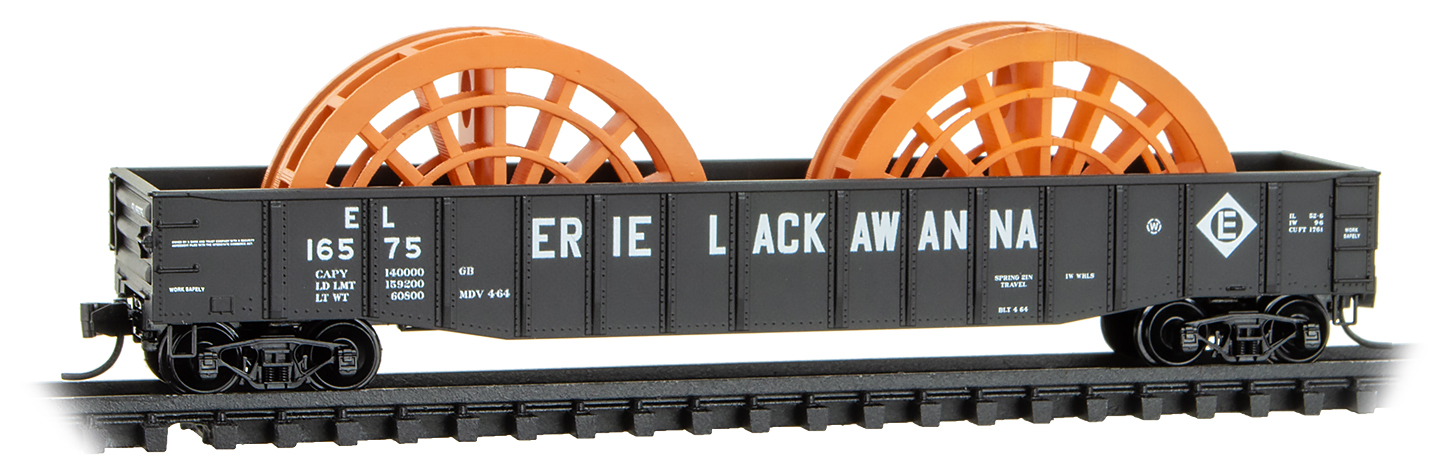 Erie Lackawanna 50' Steel Side Gondola With Load #16575