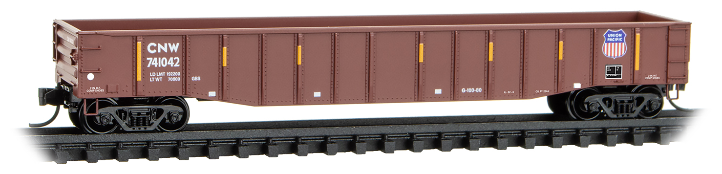 Union Pacific/EX-CNW 50' Steel Side Gondola #741042