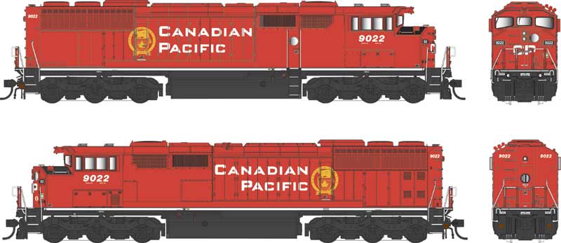 Canadian Pacific Beaver SD40-2F #9022 With ESU LokSound
