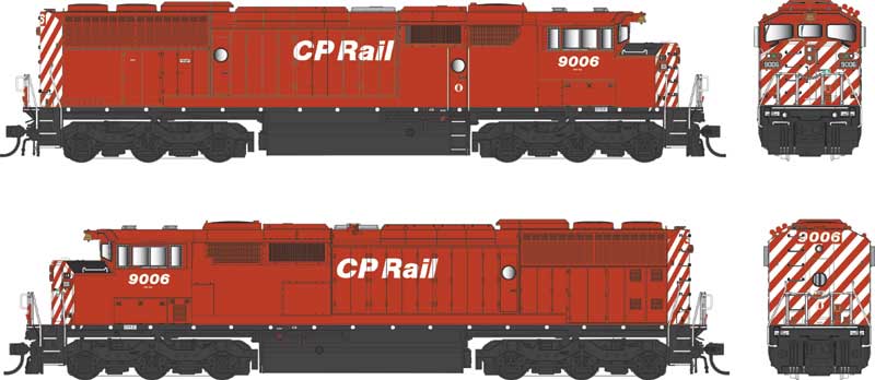 CP Rail SD40-2F #9006 With ESU LokSound