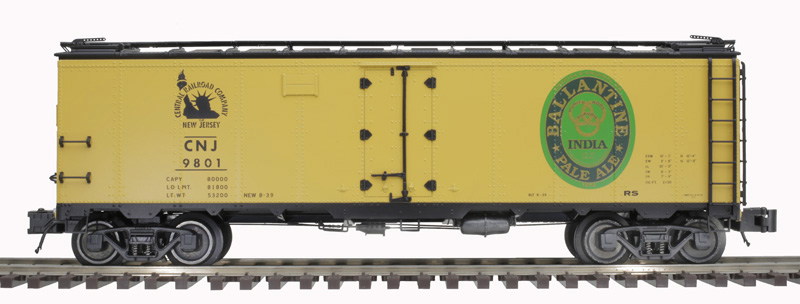 Jersey Central Ballantine India Pale Ale 40' steel reefer #9801