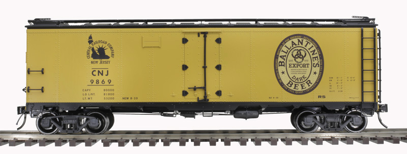 Jersey Central Ballantine Export Dark Beer 40' steel reefer #9869