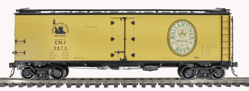 Jersey Central Ballantine Bock Beer 40' steel reefer #9876
