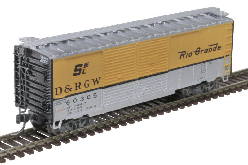 Denver & Rio Grande Western 40' Double Door Box Car #60317