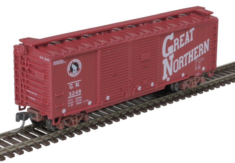 Great Northern Experimental Schemes 40' Double Door Box Car 3-Pack
