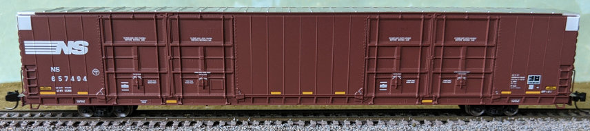 Norfolk Southern 86' quad door boxcar #657497
