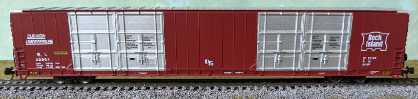 Rock Island (shield) 86' quad door boxcar #32960