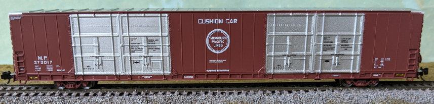Missouri Pacific (as delivered) 86' quad door boxcar #272017