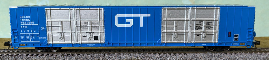 Grand Trunk Western (post 1974) 89' quad door boxcar #378221