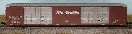 Rio Grande 86' quad door boxcar #63935