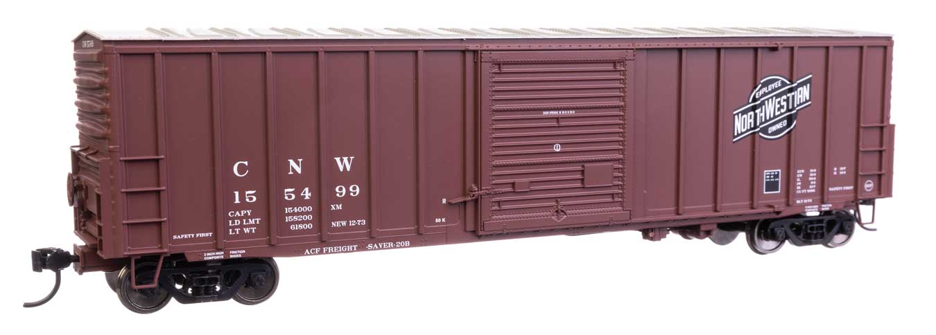 Chicago & North Western 50' Box Car With Dreadnaught Ends #155499
