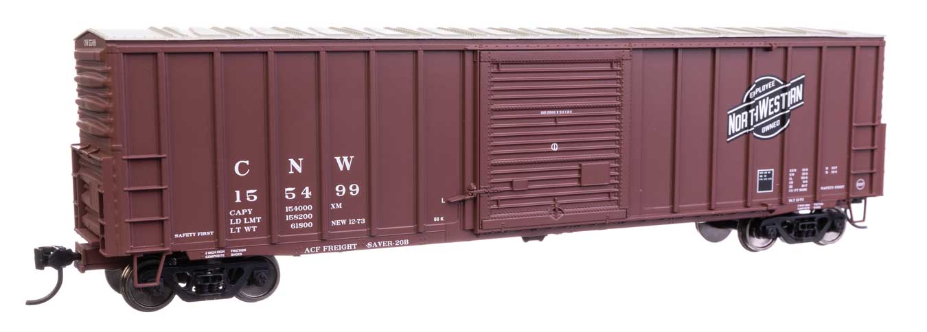 Chicago & North Western 50' Box Car With Dreadnaught Ends #155499