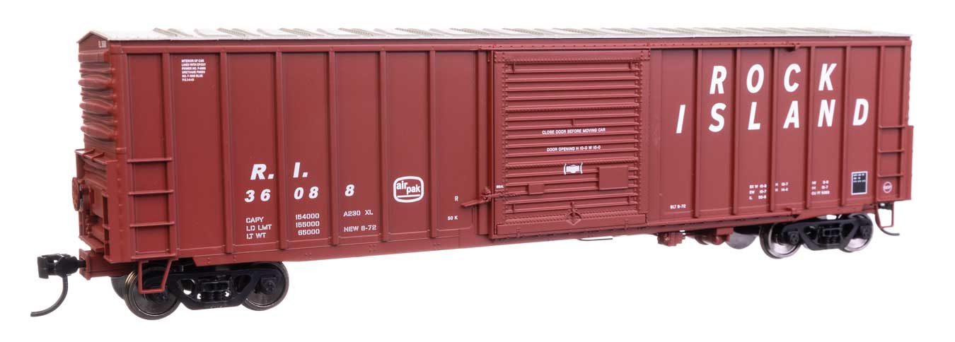 Rock Island 50' Box Car With Dreadnaught Ends #36088