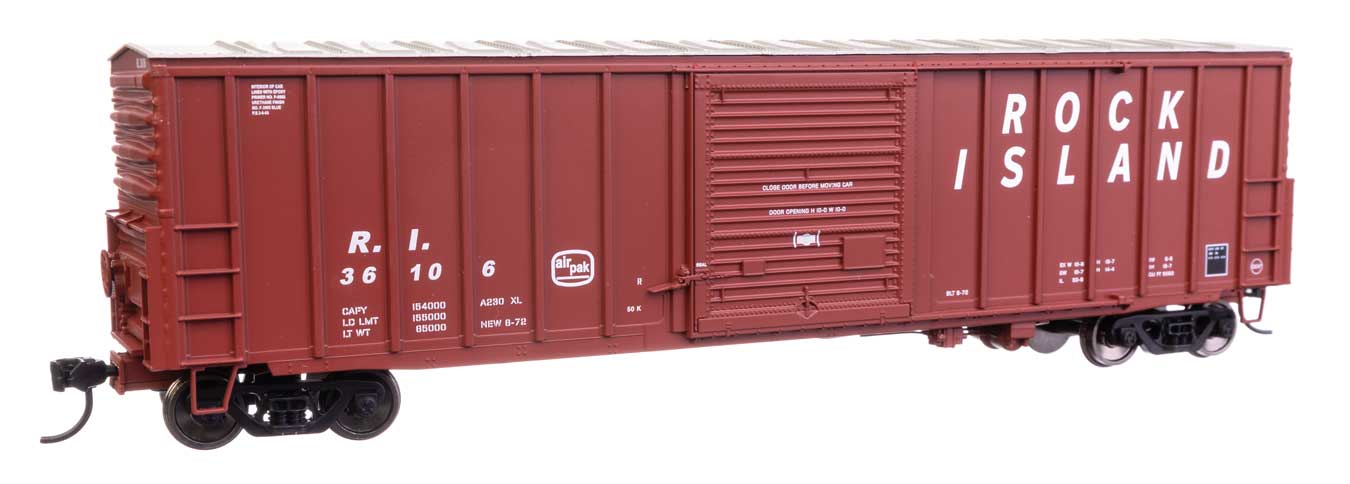 Rock Island 50' Box Car With Dreadnaught Ends #36106