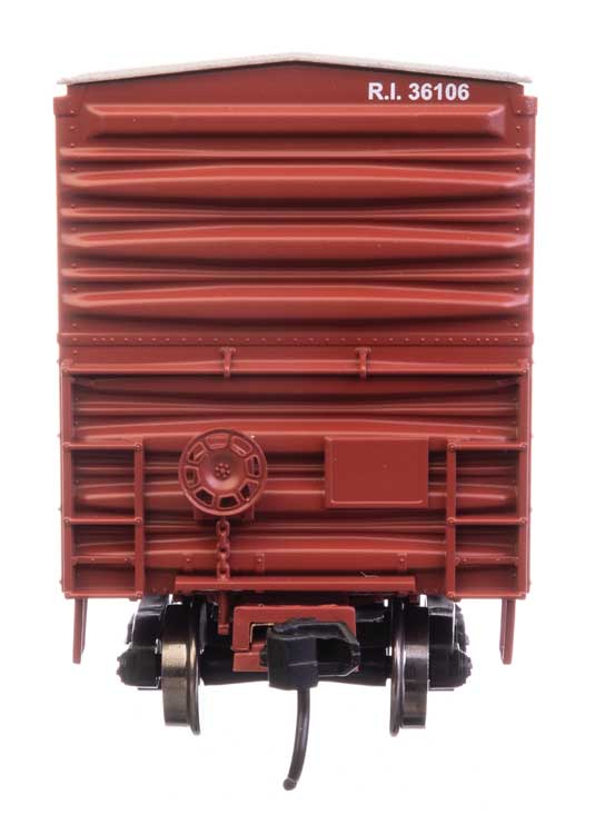 Rock Island 50' Box Car With Dreadnaught Ends #36106