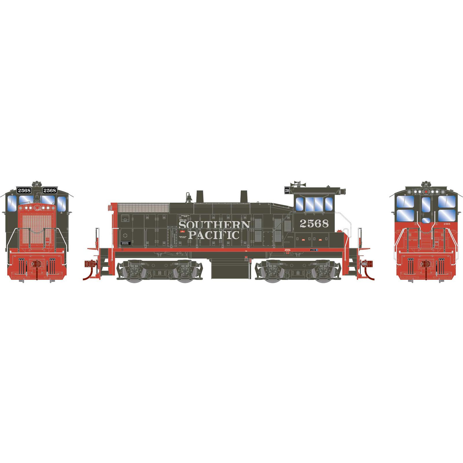Southern Pacific SW1500 #2568
